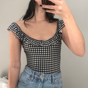 Gingham Bodysuit